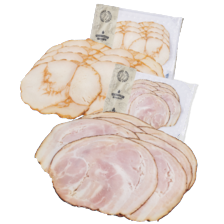 Gebraden kiprollade of roasted pork